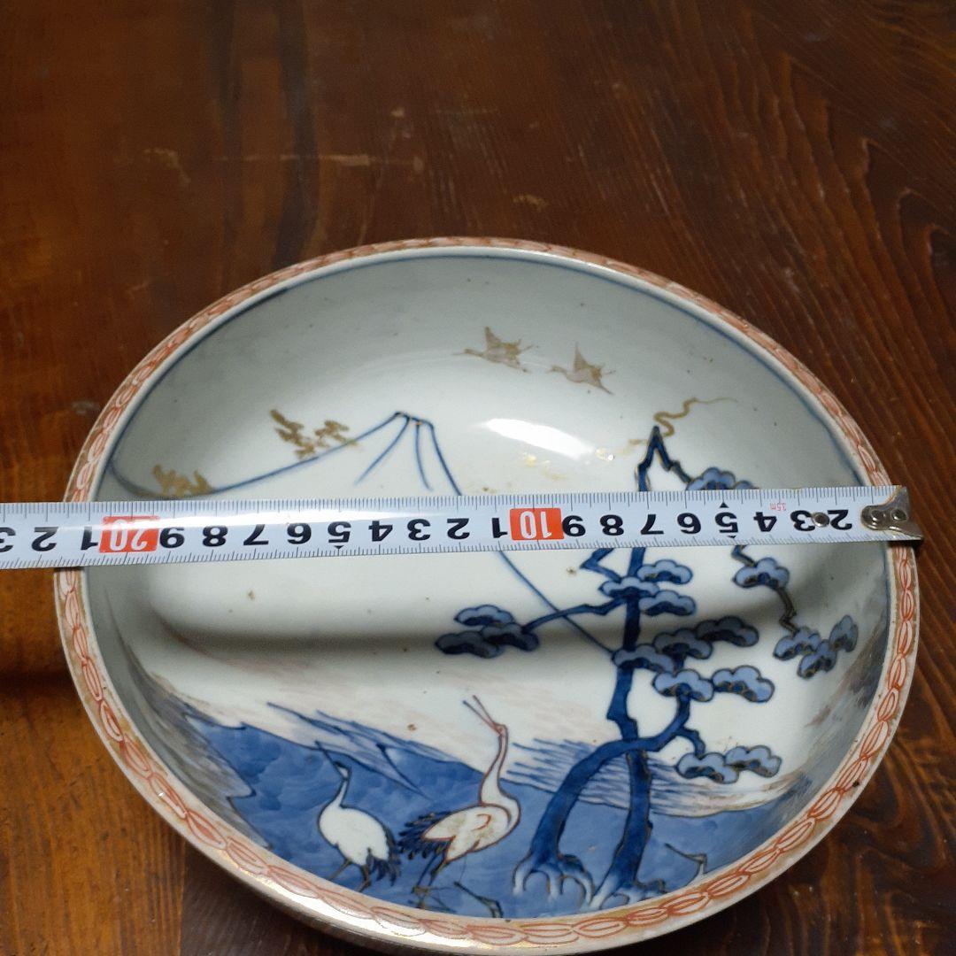 江戸時代金蘭出深皿2枚セット