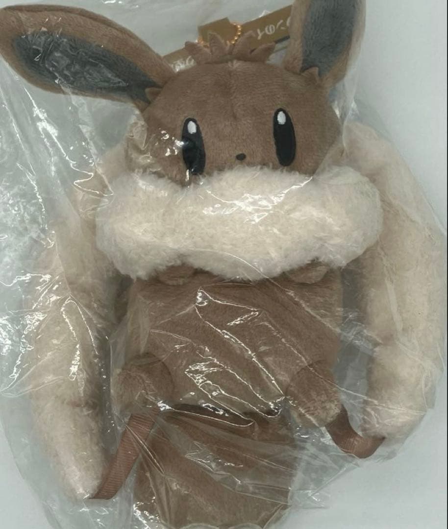 ポケットモンスター　ポケモンセンター　ボタンのイーブイリュック型ポーチ