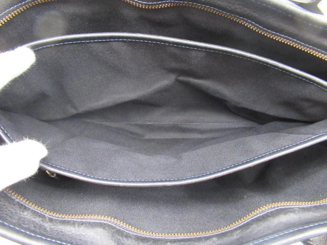 【正規品】フェリージ 12-39 ブリーフケース オールレザー ネイビー N41