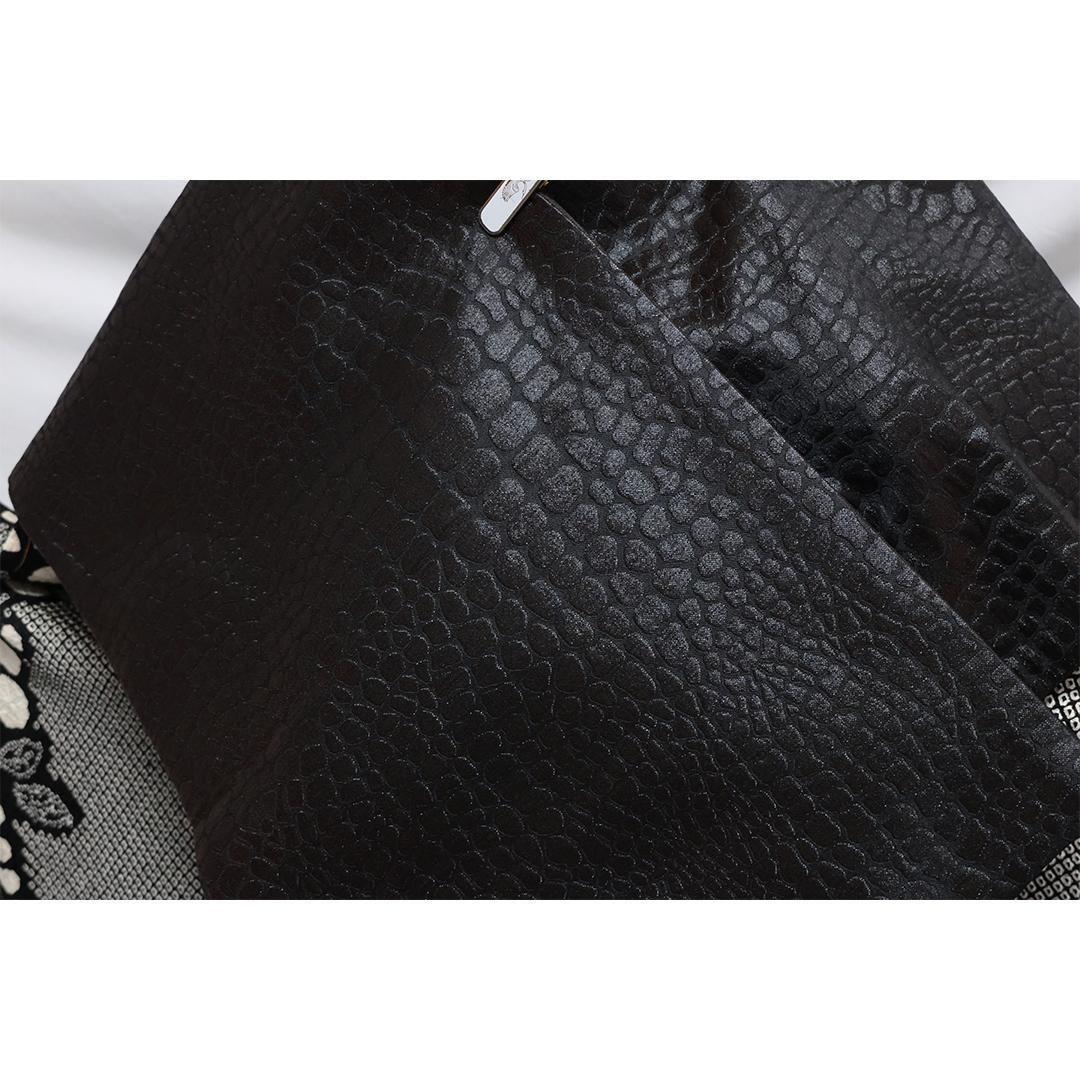 【良好】総絞り◆ 振袖セット ◆160.5cmフルセット黒成人式前撮り帯13Tq