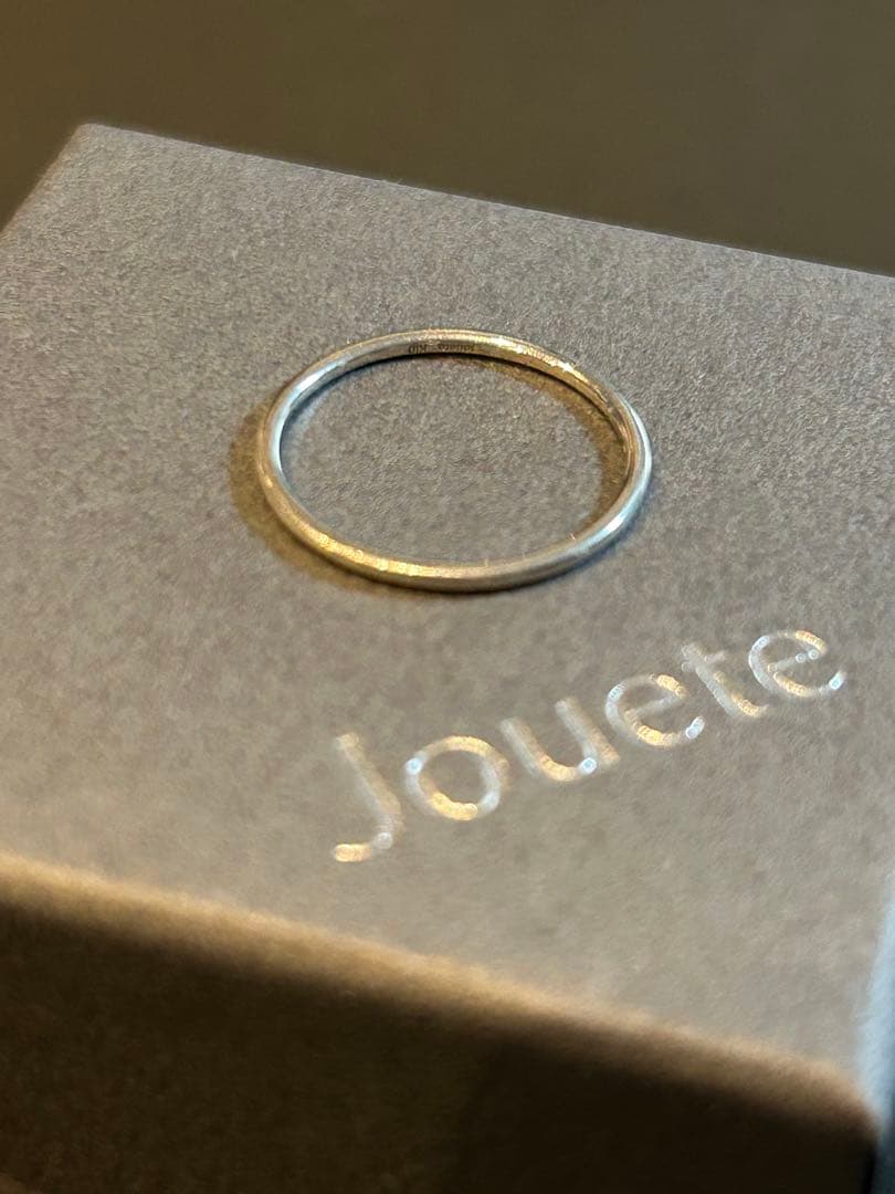 jouete ジュエッテ K10WG 11号 シンプルプレーンリング