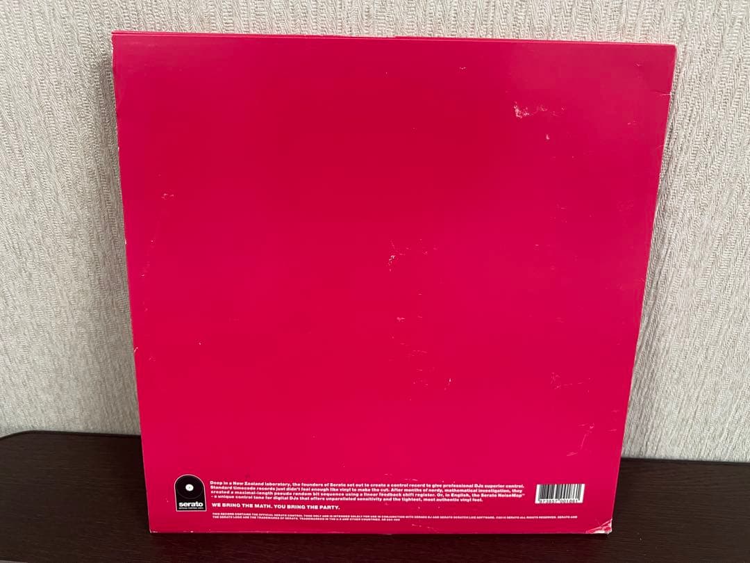 Serato OFFICIAL CONTROL VINYL ピンク