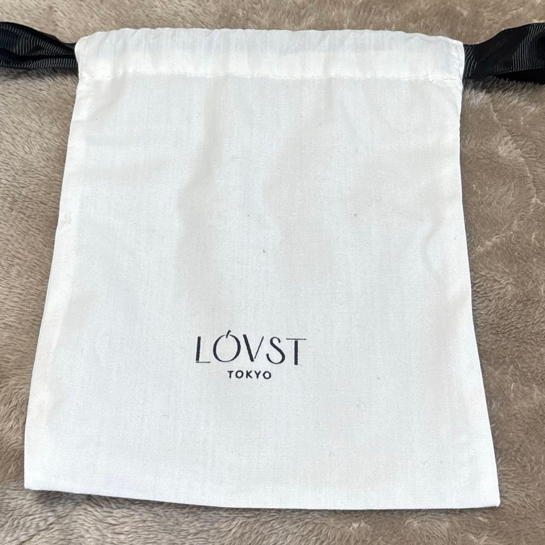 LOVST TOKYO Apple Half-moon Wallet グレージュ