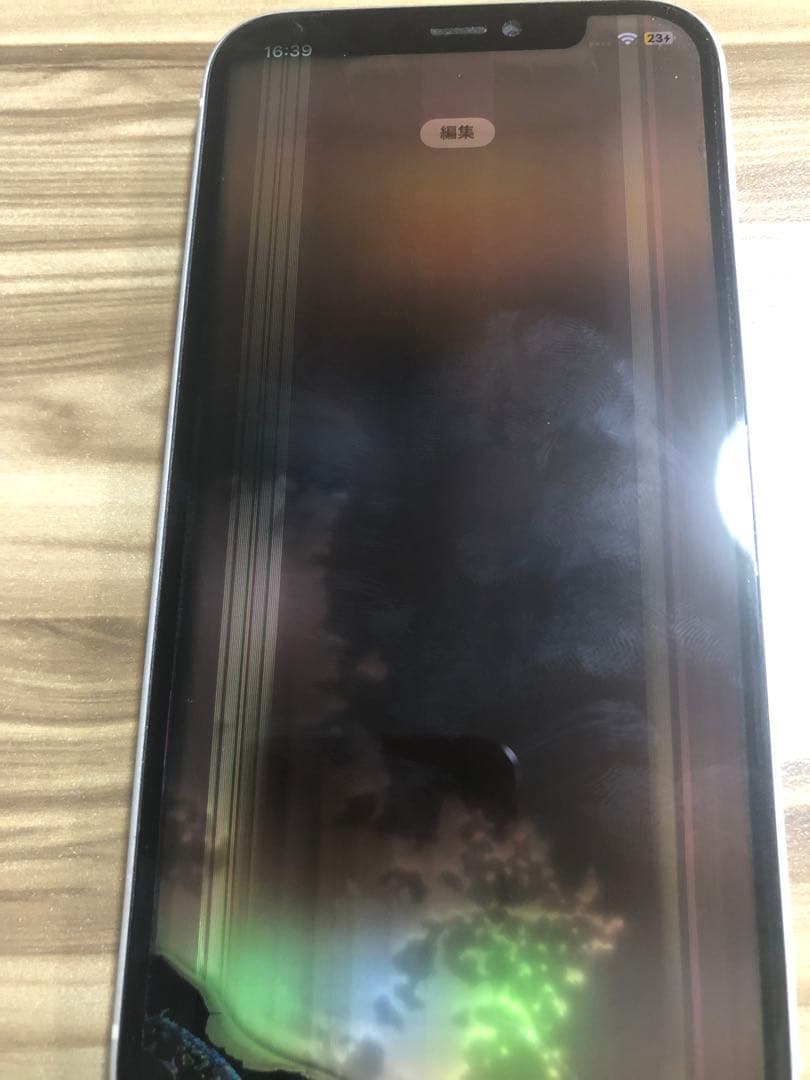 Apple iPhone 液晶漏れ　ジャンク品