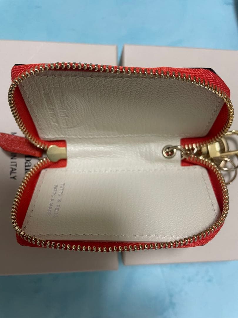 L’arcobaleno 新品 スマートキーケース ORANGE* BEIGE