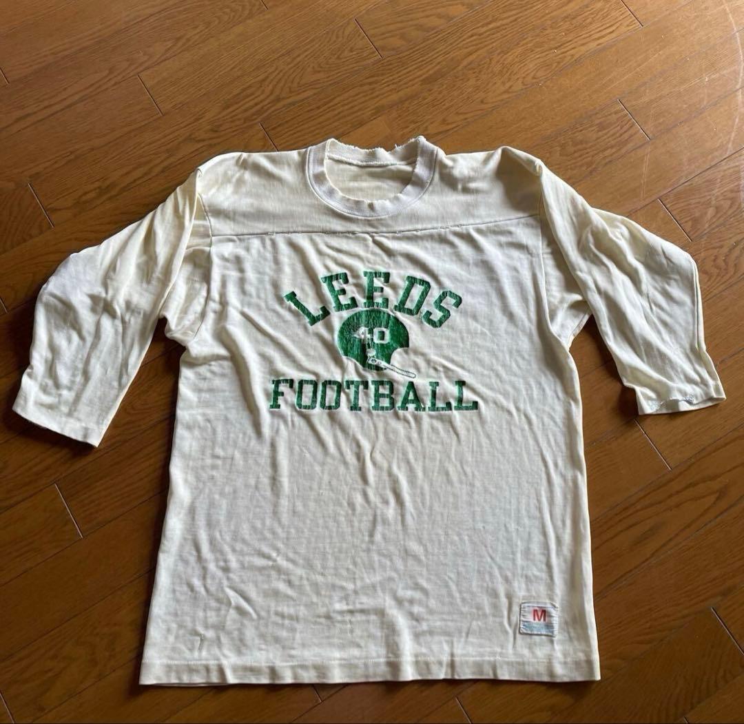 バータグ　70's USA製 Champion フットボールTシャツ