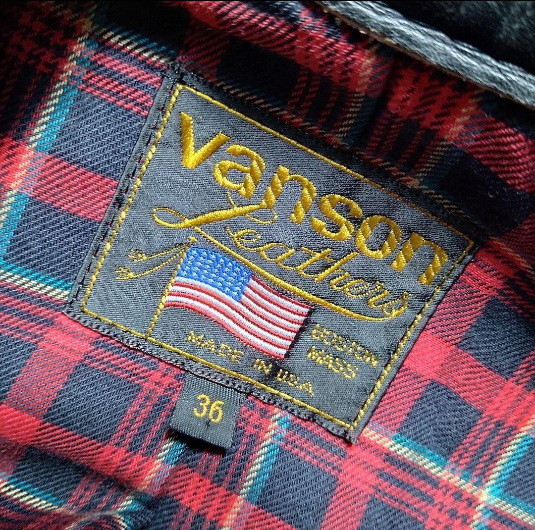 美品 バンソン ライダースジャケット シングル ダブル ヴィンテージ レザー