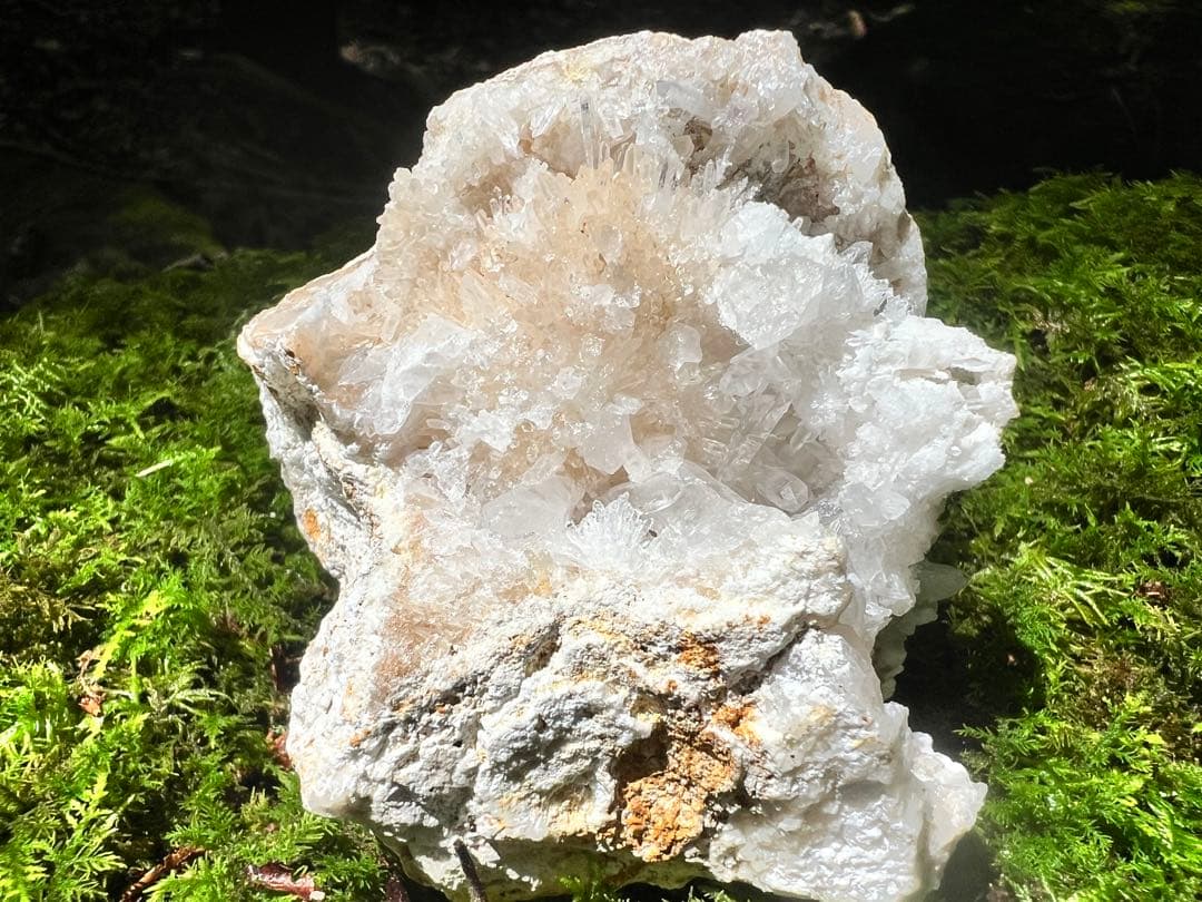 龍脈の精髄 水晶 魂を導く結晶の花 売上一部保護猫活動に使用