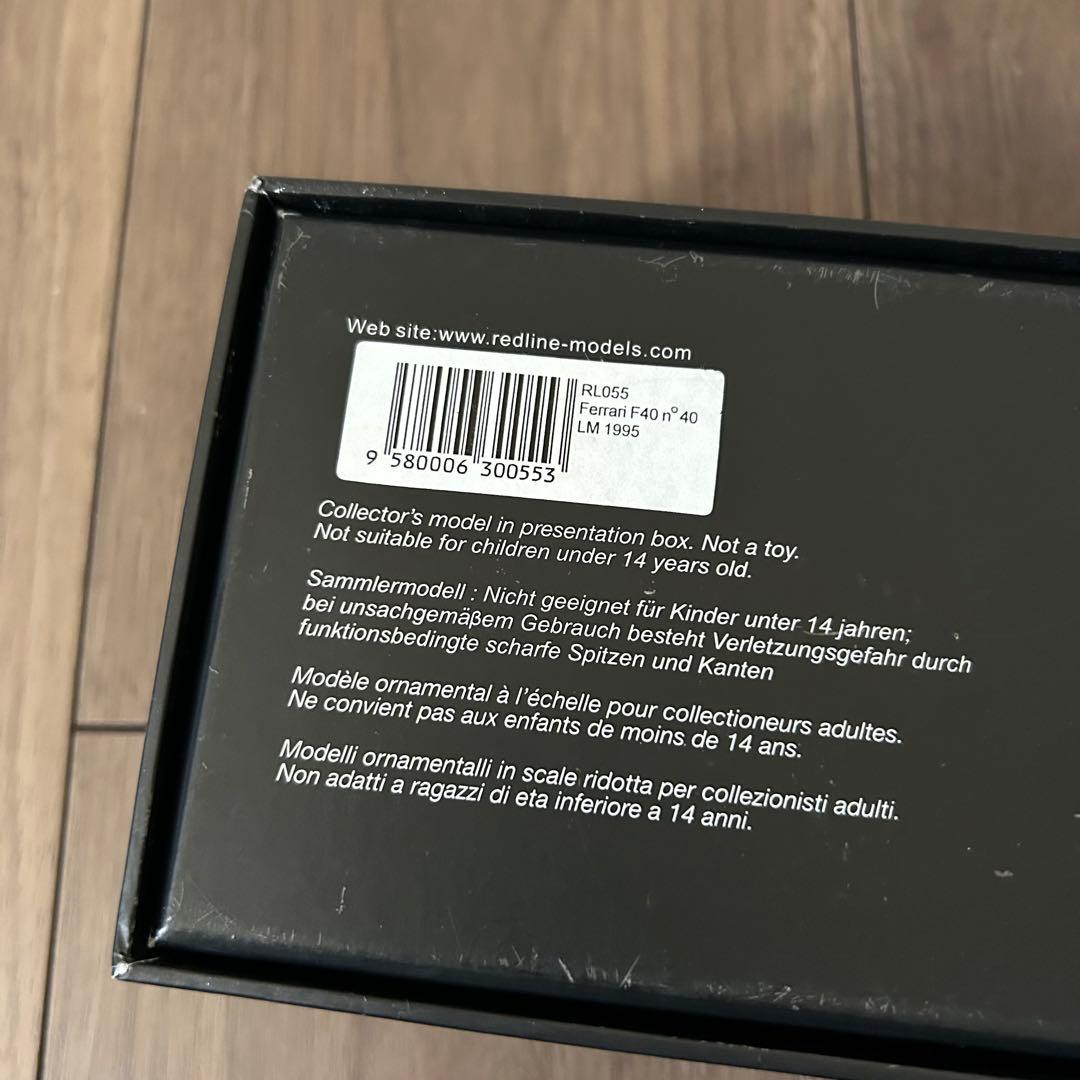 ミニカー Redline 1/43 Ferrari F40 LM #40 1995