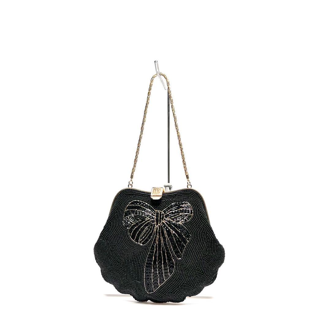 【美品】Pierre balmain ピエールバルマン/ビーズバッグ 2点セット