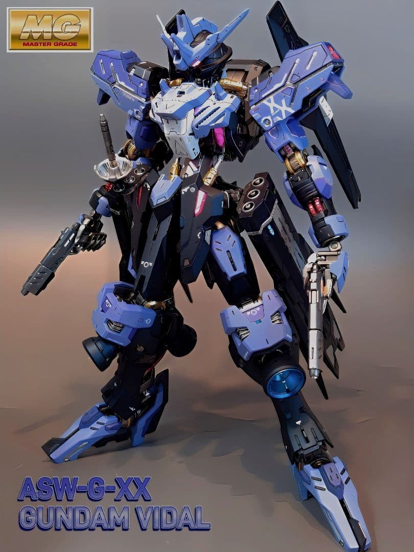 MG ASW-G-XX ガンダム ヴィダール　全塗装完成品