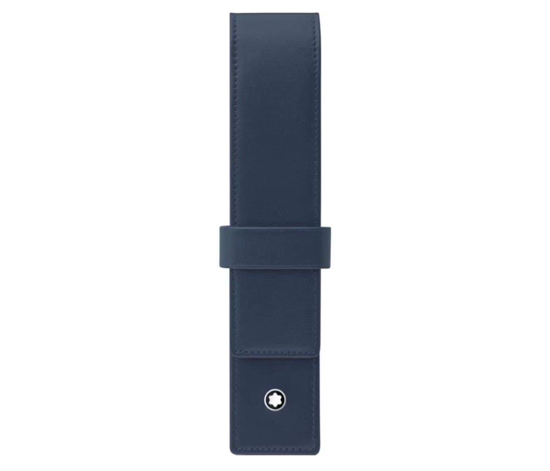 Montblanc マイスターシュテュック 1本差 ペンポーチ ネイビー