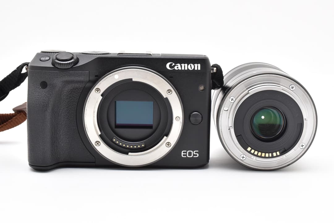 美品 Canon EOS M3 レンズキット + マイク