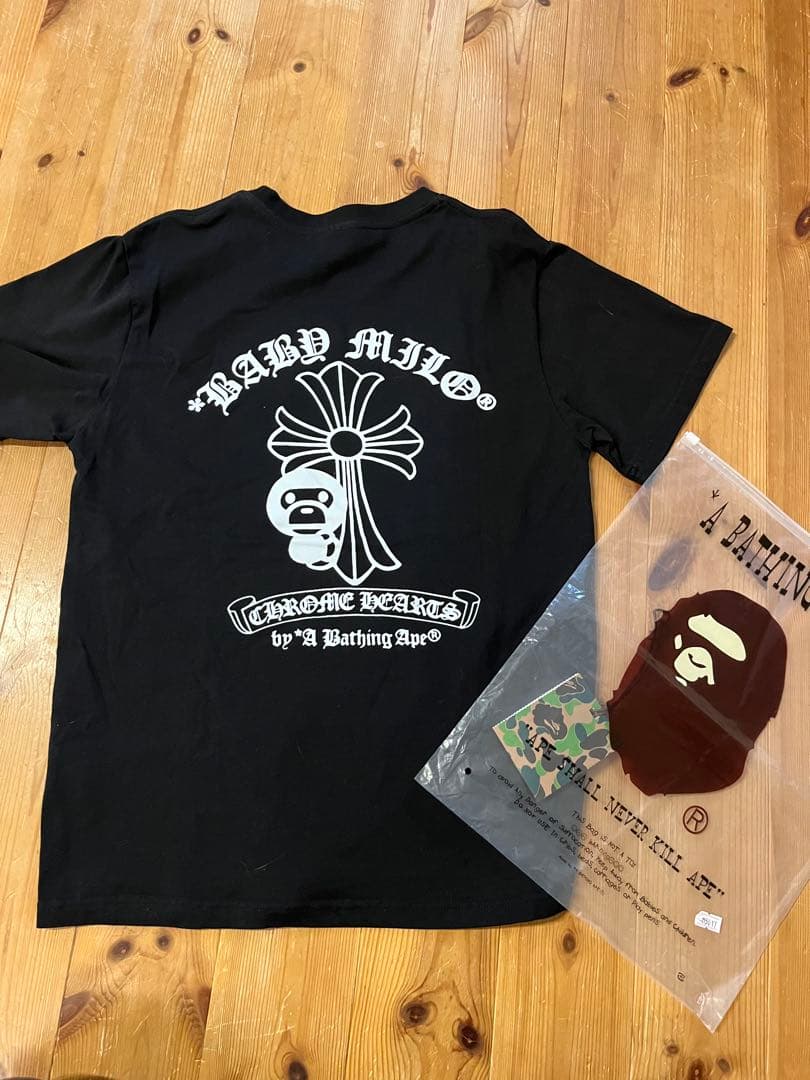A Bathing Ape Chrome Hearts コラボ Tシャツ