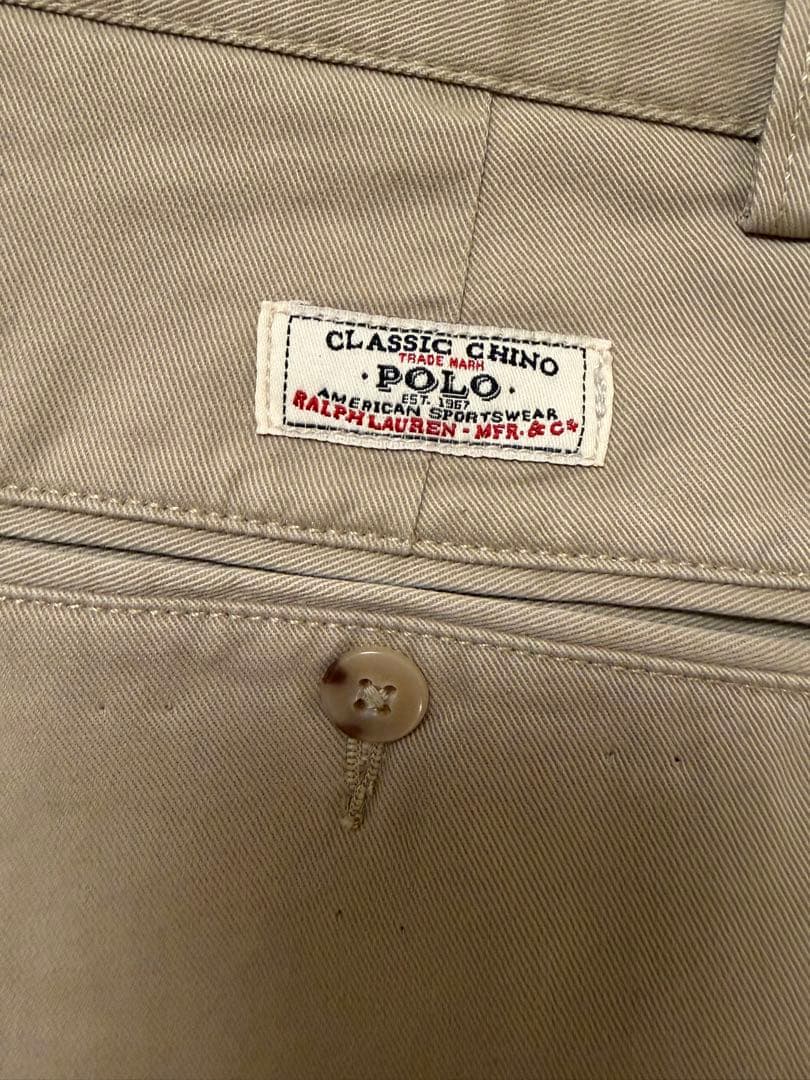 デッドストック 90s ラルフローレン ANDREW ポロチノ 31×30