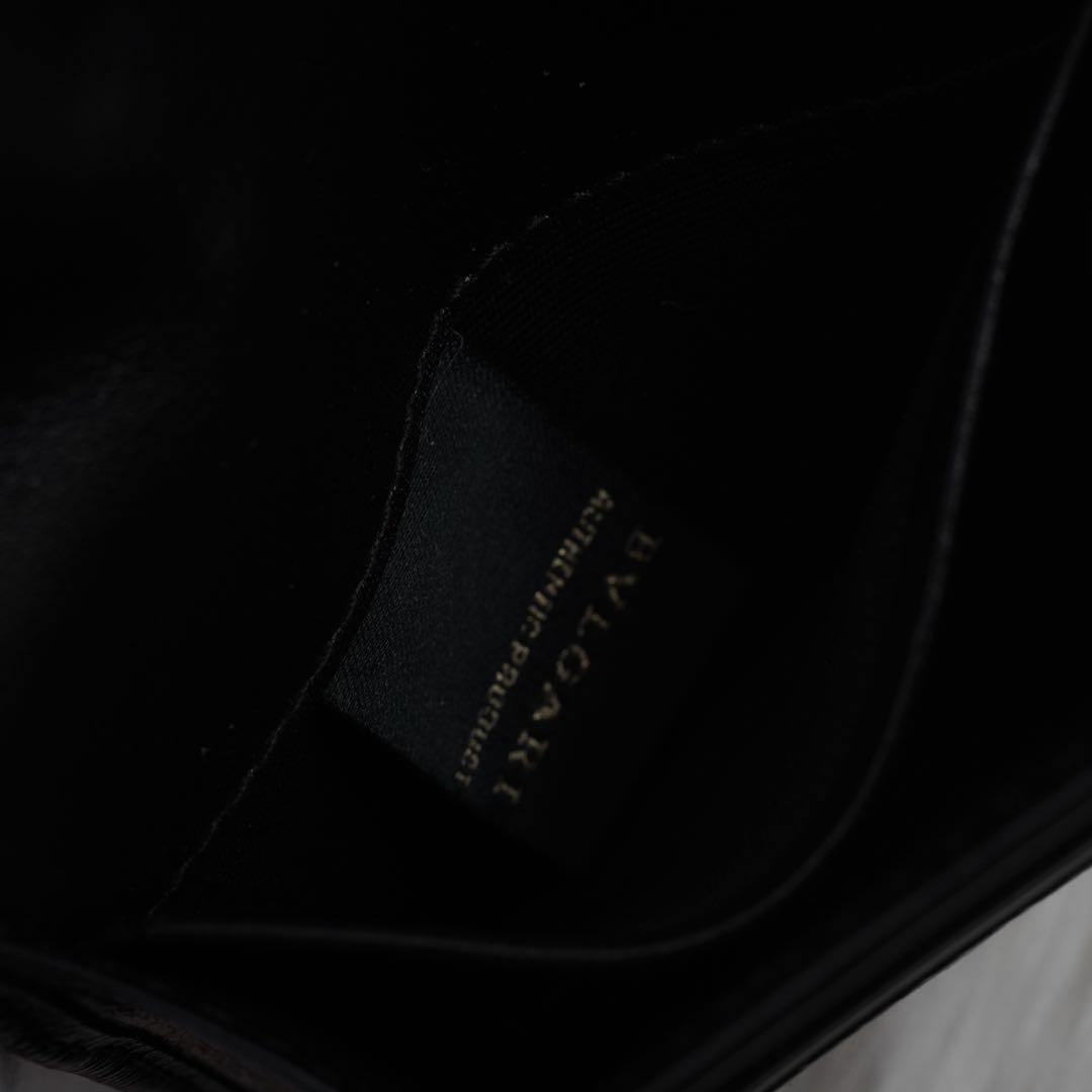 未使用品　箱・カード付き　BVLGARI ブルガリ　小銭入れ　ケース　黒