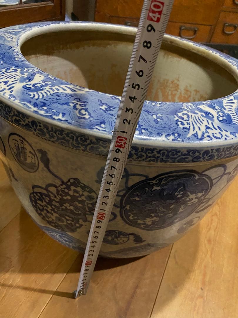 手毬紋様の可愛い大きな火鉢