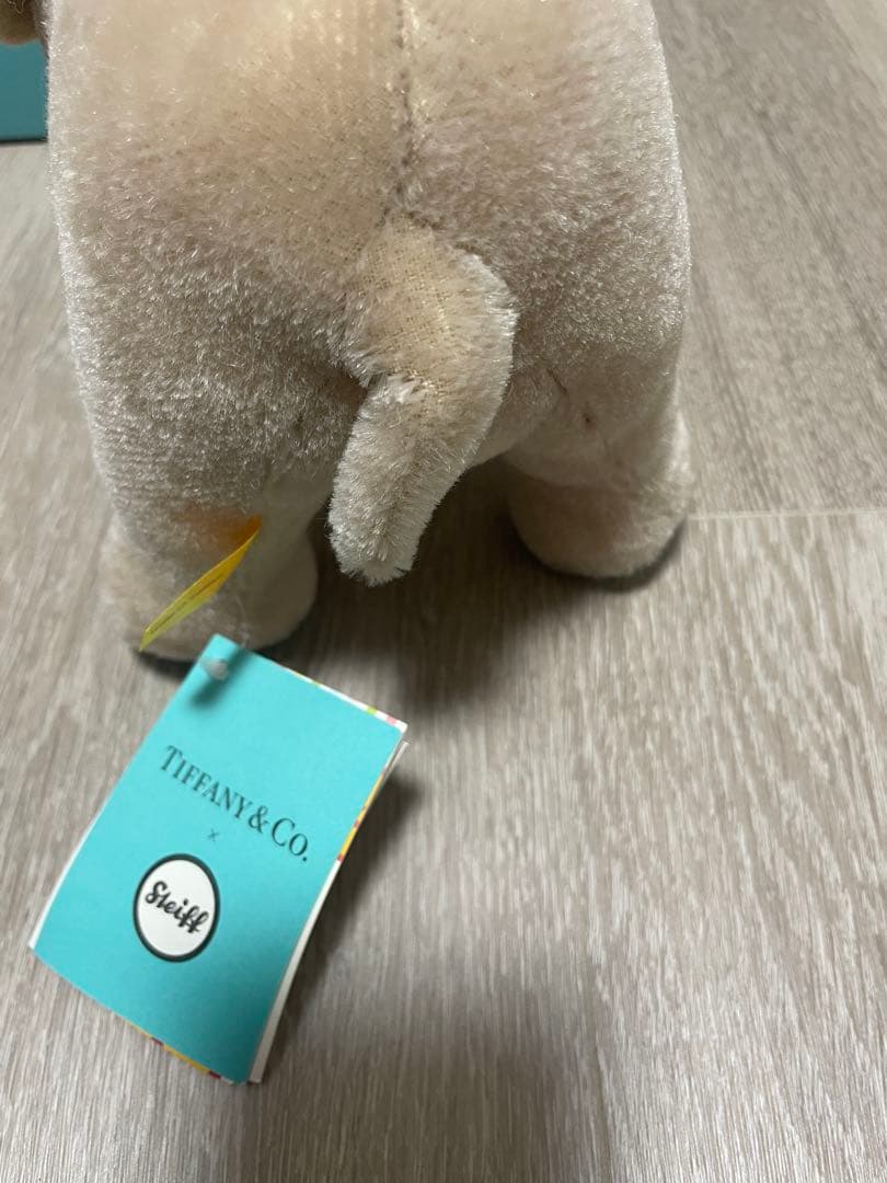 【新品】ティファニー✖️シュタイフ　エレファント　TIFFANY✖︎steiff