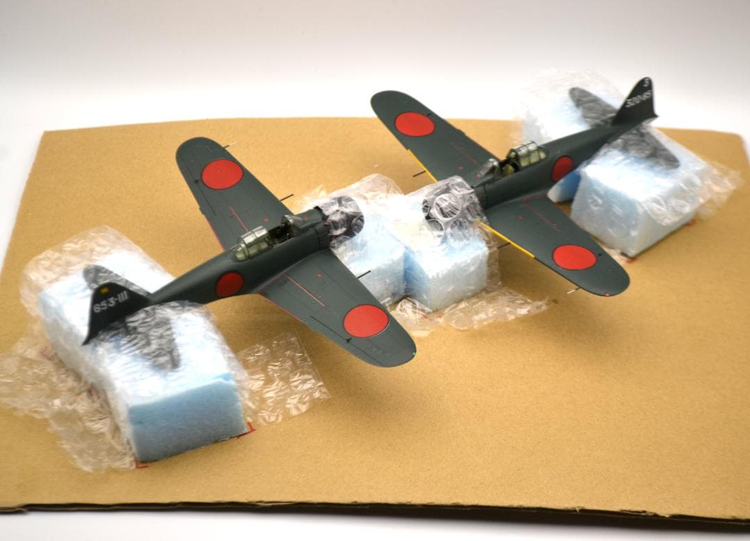 Ichi Tanakaです。1008 タミヤ 零戦五二型 プラモ 完成品