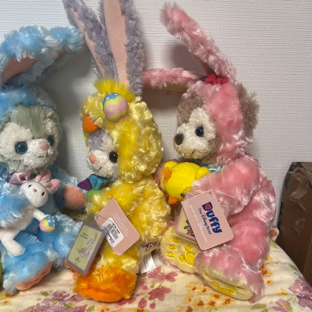 ダッフィー　香港ディズニー　イースター　シェリーメイ　ジェラトーニ　ステラルー