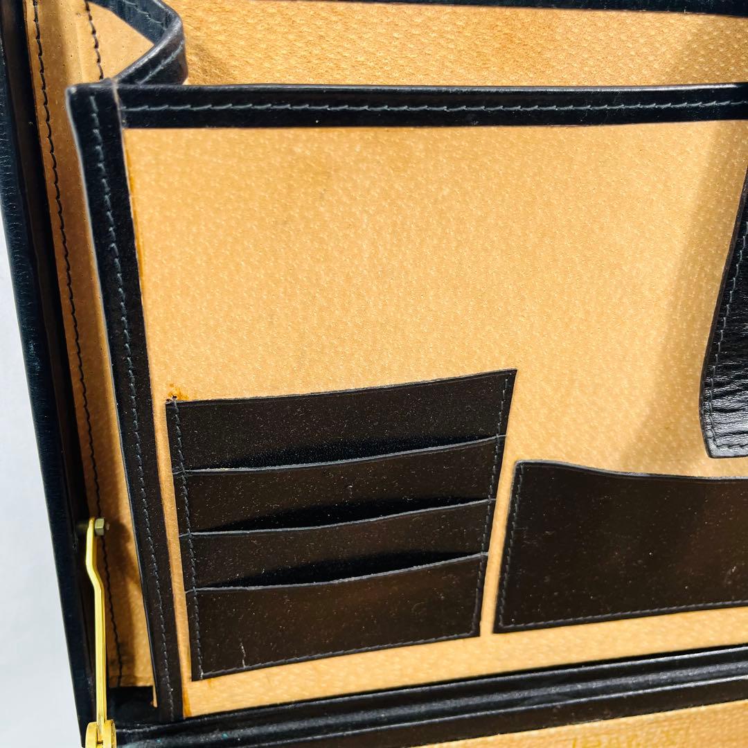 Bally バリー　レザー アタッシュケース　ヴィンテージ　ブラック