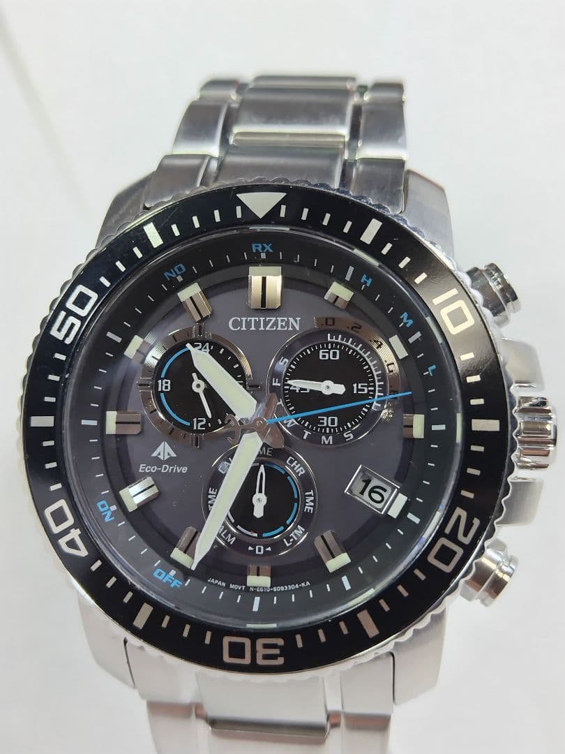 シチズン プロマスター LANDシリーズ　エコドライブ　電波時計 クロノグラフ