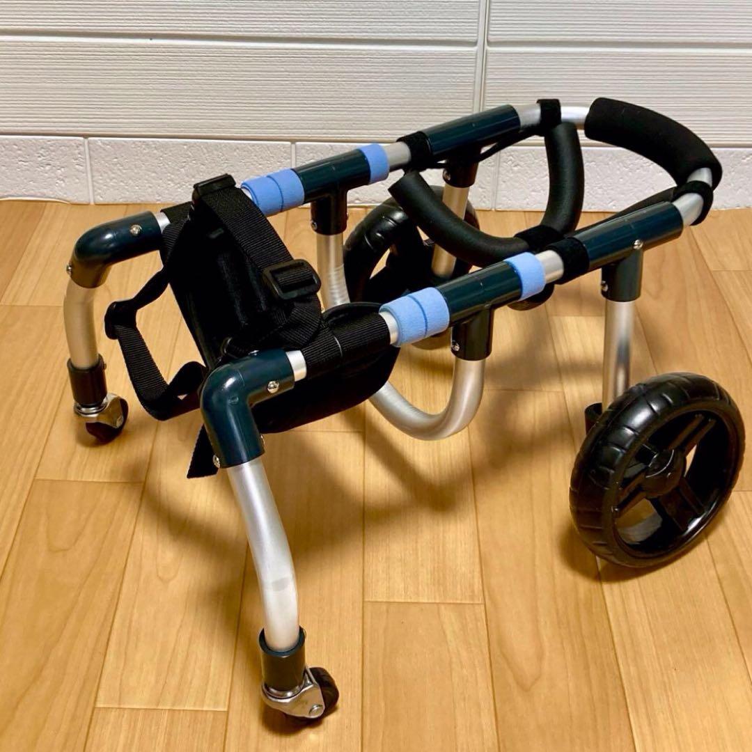 断捨離ママページ■小型犬用4輪　犬の車椅子　犬の歩行器