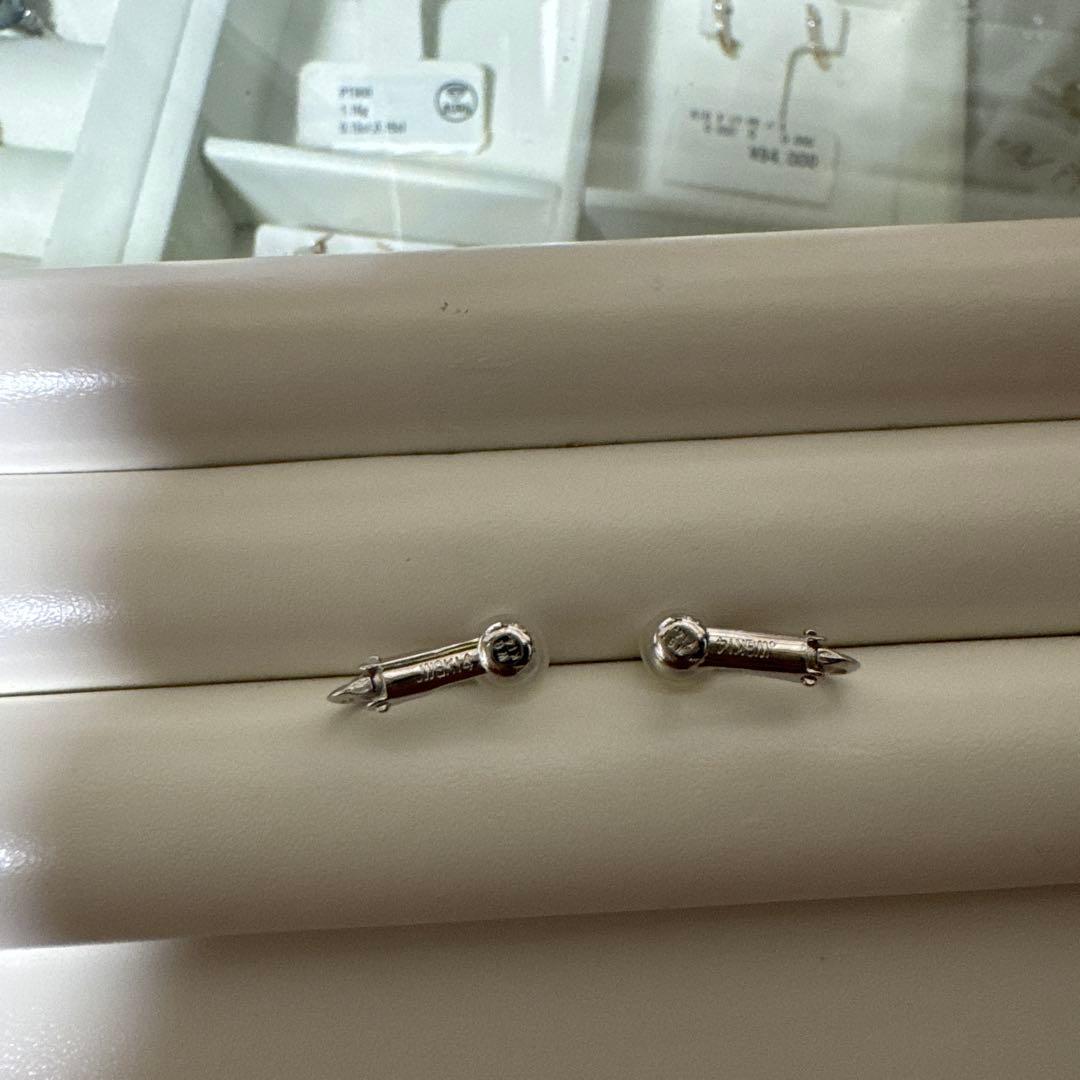 パール用新古品K１４WGイヤリング金具1セット