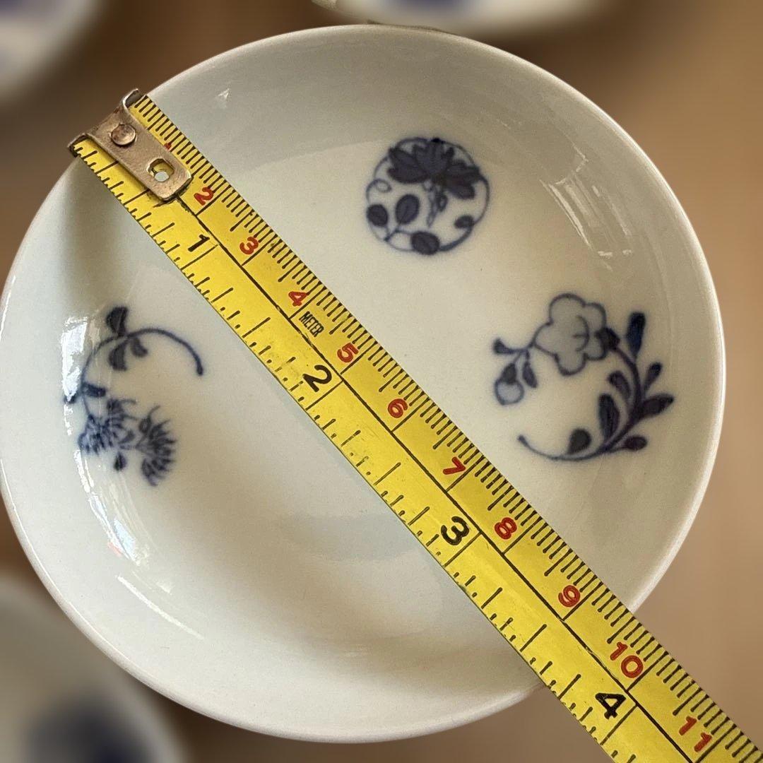 平安　喜泉造　七草模様　鉢　小鉢　中附　白泉　陶工白泉