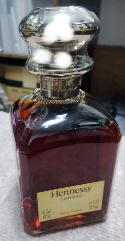 Henessy〈SILVER TOP★LIBRARY DECANTER〉未開栓