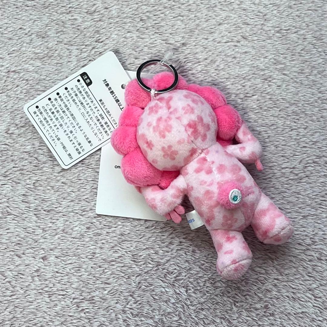 大阪万博 ミャクミャク カラビナ付きマスコット ぬいぐるみ 桜ピンク 会場限定