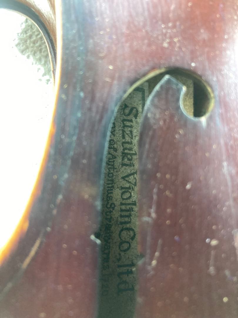 SUZUKIバイオリン ケース付き ブラウン 4本弦