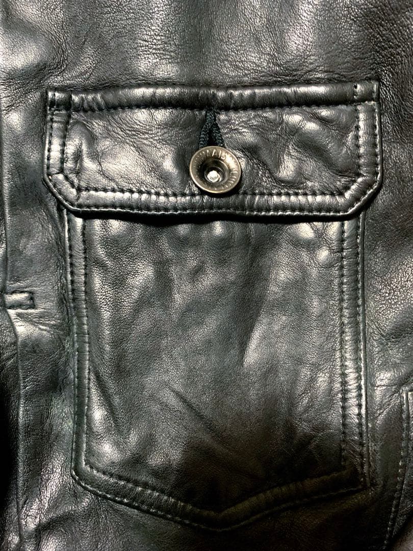 SKOOKUM×JACKROSE 1stタイプ　レザー トラッカージャケット希少