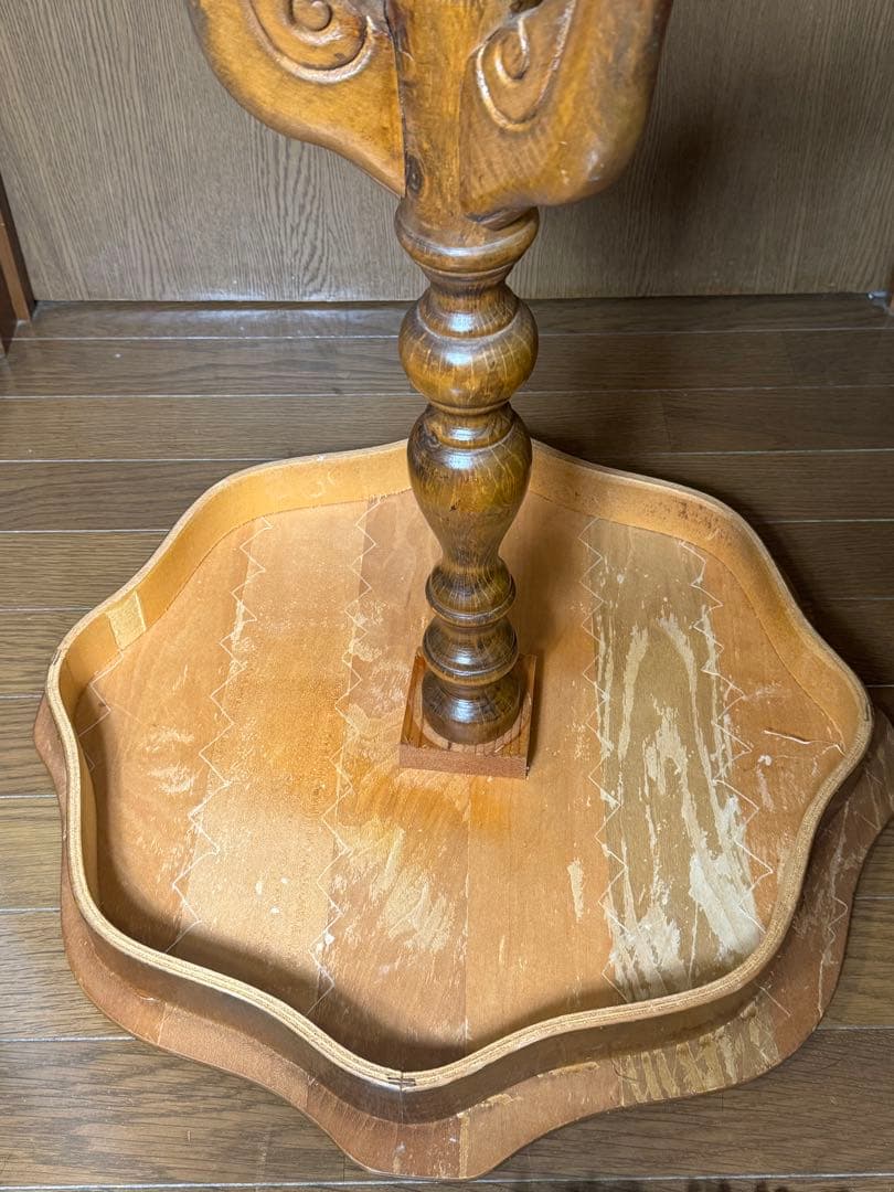 現品渡し　象嵌　イタリア　コーヒーテーブル　丸テーブル　サイドテーブル