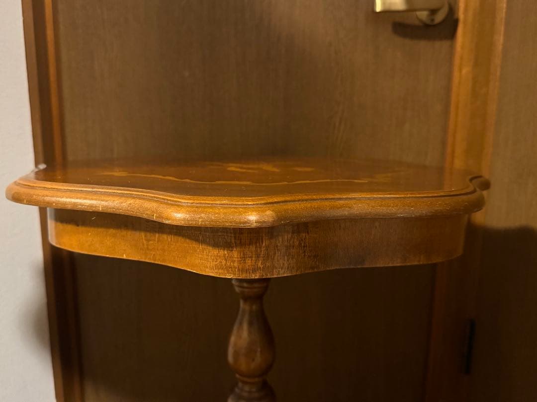 現品渡し　象嵌　イタリア　コーヒーテーブル　丸テーブル　サイドテーブル