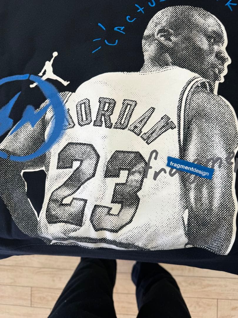 トップス Travis Scott Fragment Hoodie \"Black\"