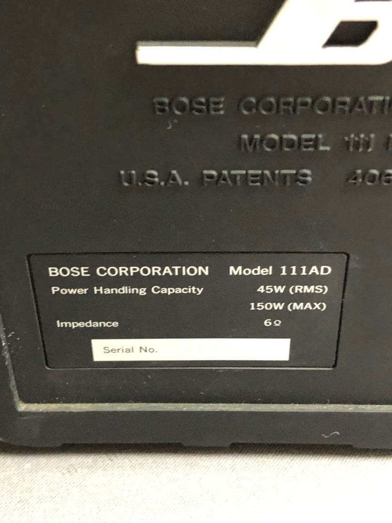 ▲ BOSE ボーズ　スピーカー　111AD