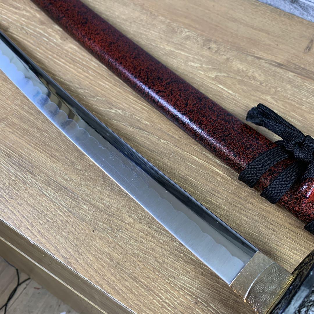 全長約105㎝　坂本龍馬愛刀　日本製　金属製　模造刀　日本刀　赤石目　大刀