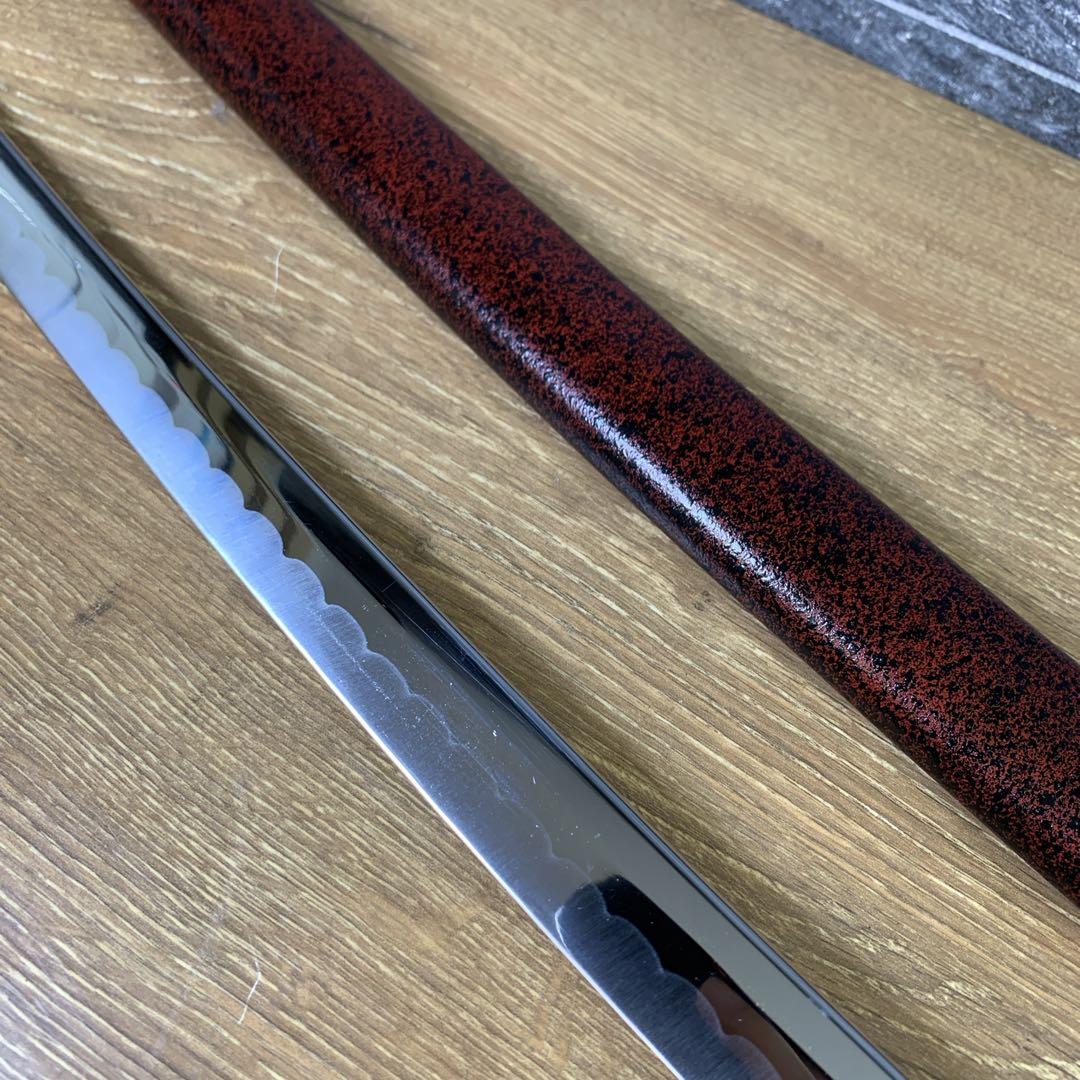 全長約105㎝　坂本龍馬愛刀　日本製　金属製　模造刀　日本刀　赤石目　大刀