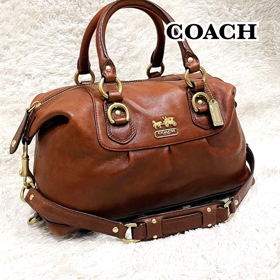 【美品】COACH マディソン サブリナ 2way ショルダーバッグ 12937
