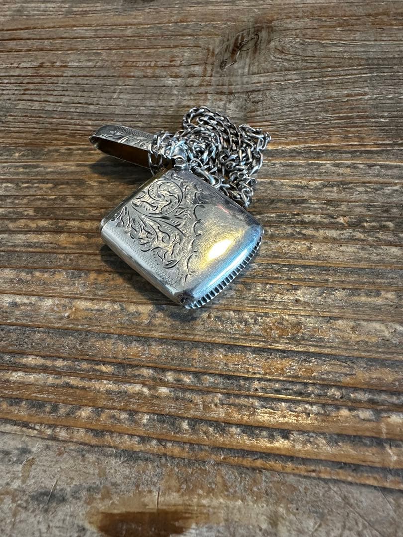 英国アンティーク ヴェスタケース スターリングシルバー