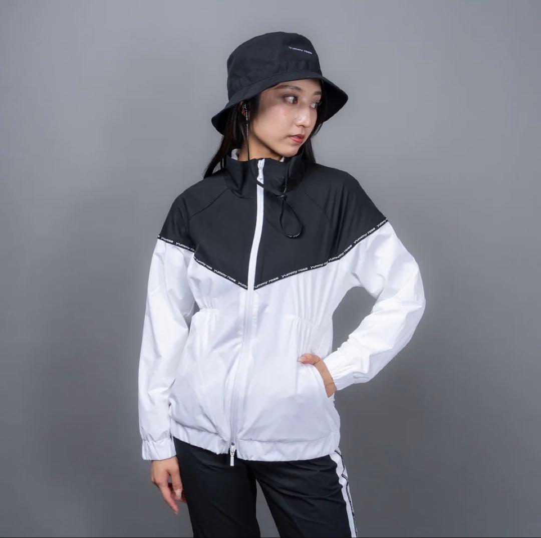 yummy rose ホワイト/ブラック セットアップ ジャケット・パンツ