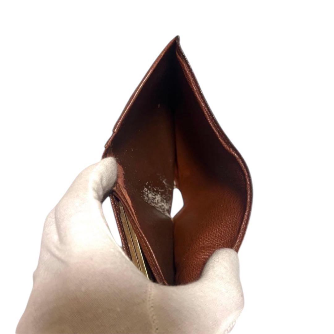 ルイヴィトン　折り財布　ポルトフォイユビエヴィエノワ　モノグラム　がま口　PVC