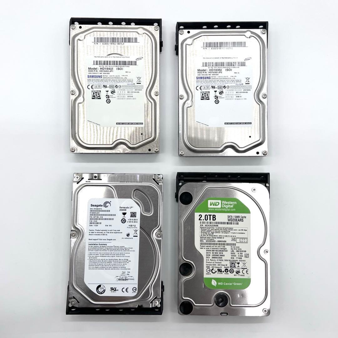 [匿名発送 丁寧梱包]HDDケース HDD 5点セット LHR-4BRHEU3