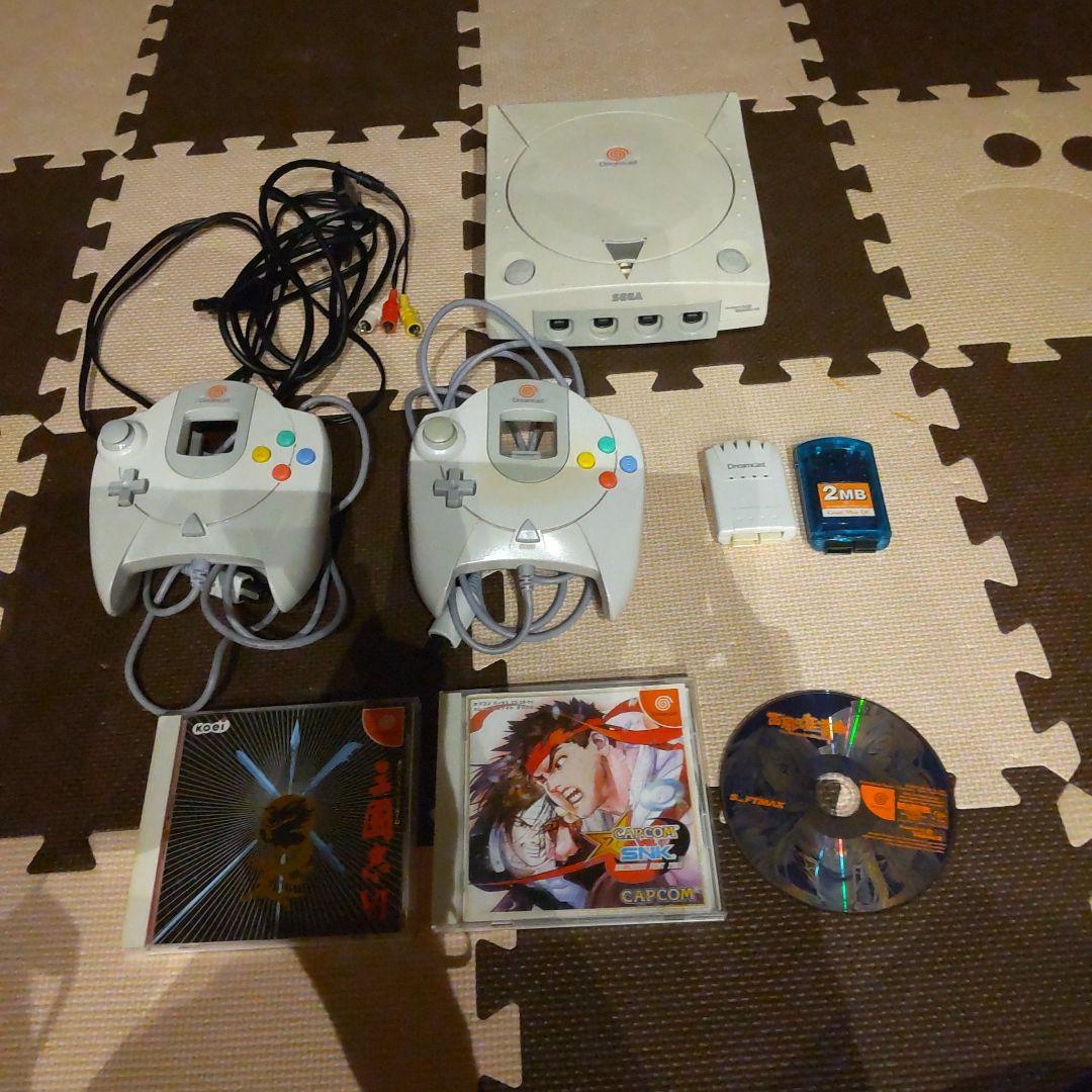 中*由様 動作品　ドリームキャスト　本体　ゲーム6枚付き