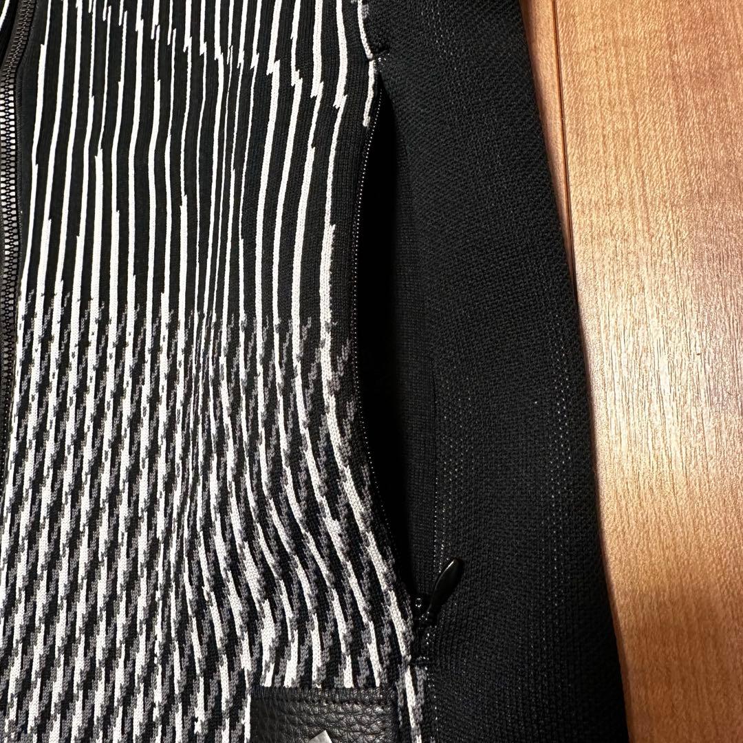 プライムニット　フルジップジャケット　レザースカート　春秋冬　セットアップ　L