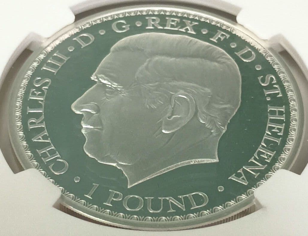 2023 ウナとライオン 1oz £1ゴールドプレート銀貨 NGCPF70UC②