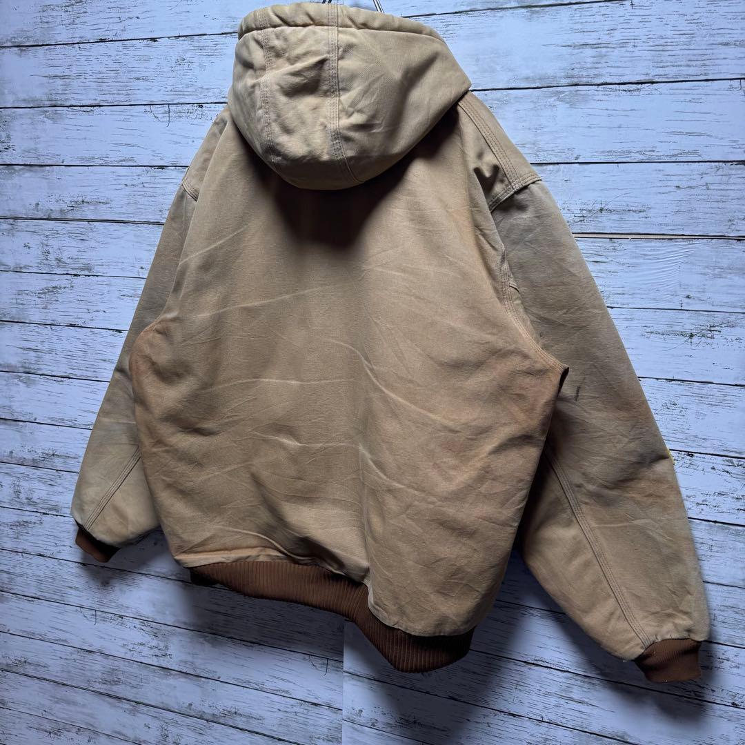 823【希少なXL】カーハート　中綿キルティング　ダック　アクティブジャケット