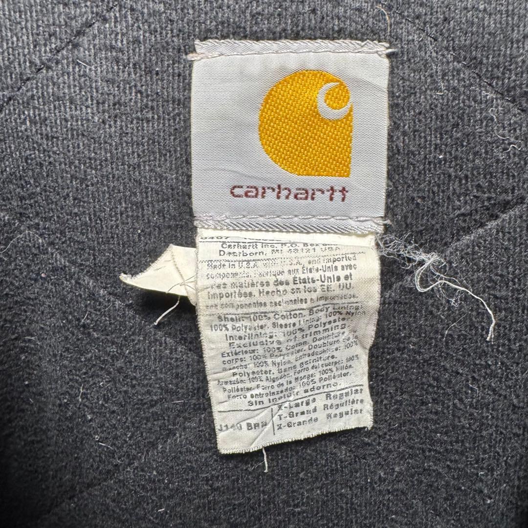 823【希少なXL】カーハート　中綿キルティング　ダック　アクティブジャケット