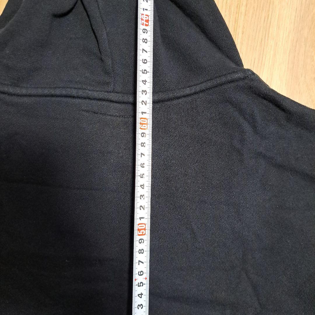 クロノスCRONOSフード付きパーカー ブラックスウェット